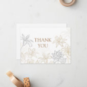 Thank You Flat Noteカード ノートカード (正面/裏面インサイチュ)