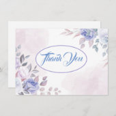 Thank You Flat Noteカード – フローラ ノートカード (正面/裏面)