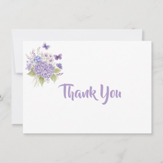 Thank You Flat Note Card ノートカード (正面)
