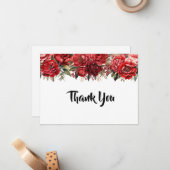 Thank You Flat Note Card ノートカード (正面/裏面インサイチュ)
