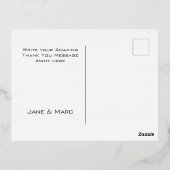 Thank You Foil Card はっきりした Holographicに鮮やか感謝 箔シーズンポストカード (裏面)