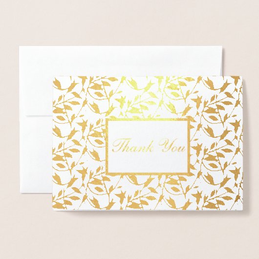 Thank You Foil Card 箔カード (封筒付き正面)