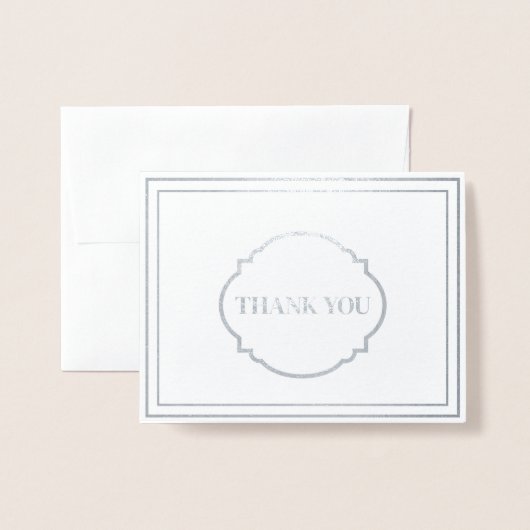 Thank You Foil Note Card 箔カード (封筒付き正面)
