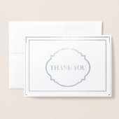 Thank You Foil Note Card 箔カード (封筒付き正面)