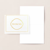 Thank You Foil Note Card 箔カード (ディスプレー)
