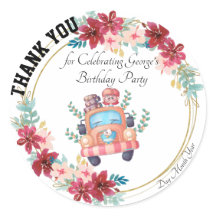 Thank You for 祝's誕生日シール