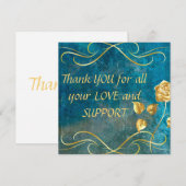 Thank You For all your Love and Support -Card (正面/裏面)