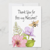 Thank You for Bee-ing Awesome Card サンキューカード (正面)