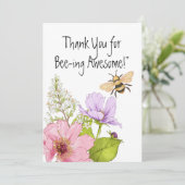Thank You for Bee-ing Awesome Card サンキューカード (スタンド正面)
