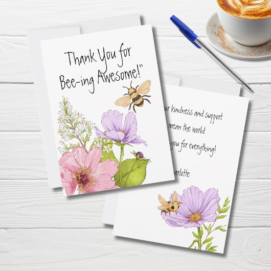Thank You for Bee-ing Awesome Card サンキューカード