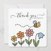 Thank You For Bee-ing There サンキューカード (正面)