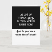 Thank you for being a Friend カード (黄色い花)