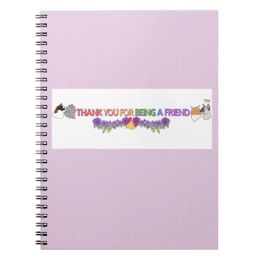 Thank You for Being a Friend Official Notebook ノートブック (正面)