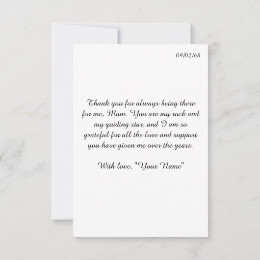 Thank You for Being Here – Mother’s Day (裏面)