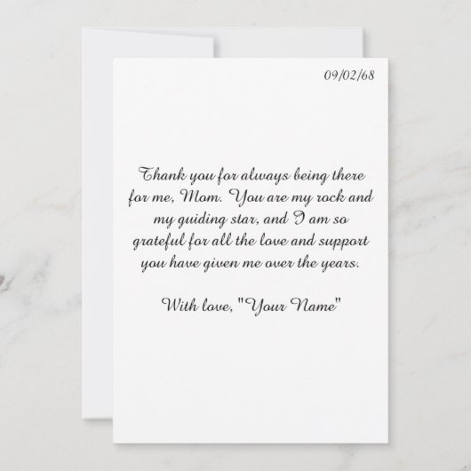 Thank You for Being Here – Mother’s Day (裏面)