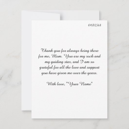 Thank You for Being Here – Mother’s Day (裏面)