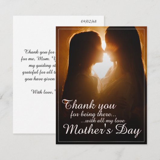 Thank You for Being Here – Mother’s Day (正面/裏面)