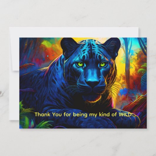 Thank You for being my kind of WILD サンキューカード (正面)