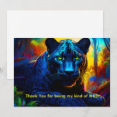 Thank You for being my kind of WILD サンキューカード (正面/裏面)