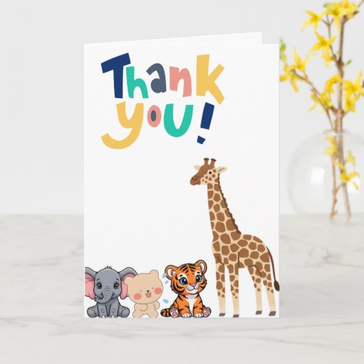 Thank you for being my kindergarten Teacher カード (黄色い花)