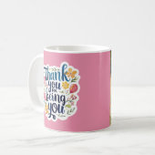 Thank You For Being You Photo Mug コーヒーマグカップ (正面左)