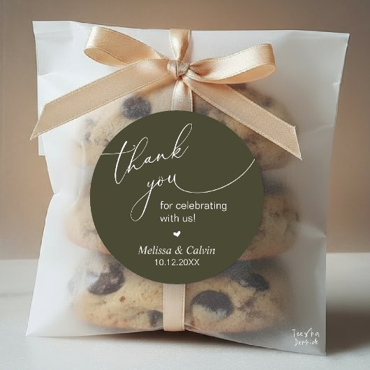 Thank you for celebrating with us Gifts Sticker ラウンドシール