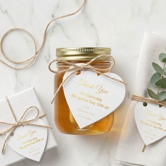 Thank You For Celebrating with us Wedding  フェイバータグ