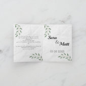 THANK YOU FOR COMING サンキューカード (内部)