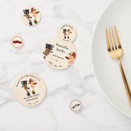 Thank You for Coming Little Recruit Baby Shower コンフェッティ