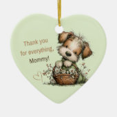 Thank you for everything, Mom! セラミックオーナメント (正面)