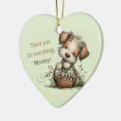 Thank you for everything, Mom! セラミックオーナメント (左)