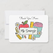 Thank You For Everything - Teaching Assistant サンキューカード (正面)