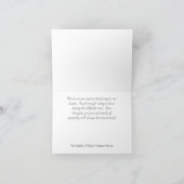 Thank you for Expression of悔やみや弔慰 サンキューカード (内部)