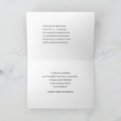 Thank You for Expressions of Sympathy カード (内部)