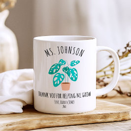 Thank You for Helping Me Grow コーヒーマグカップ