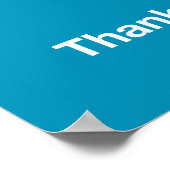 Thank You For Practicing Social Distancing ポスター (角)