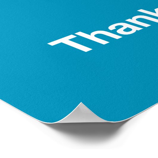 Thank You For Practicing Social Distancing ポスター (角)