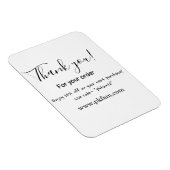 Thank you for purchase pink family business detail マグネット (右側)