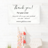 Thank you for purchase pink family business detail 横断幕 (インサイチュ)