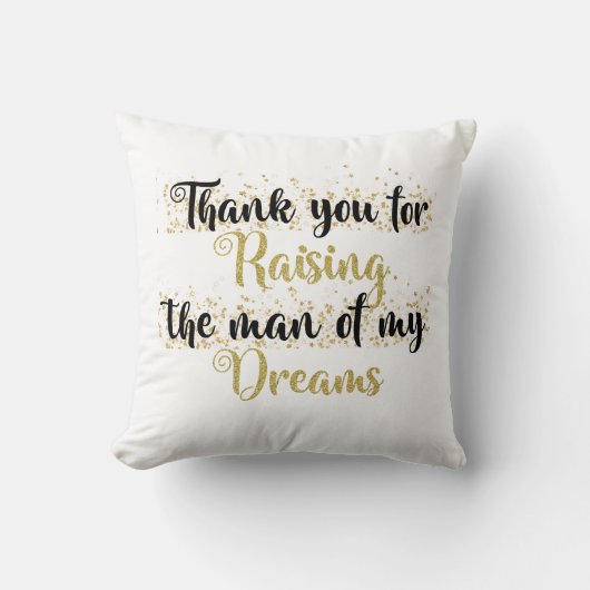 Thank you for raising the man of my dreams pillow クッション (正面)