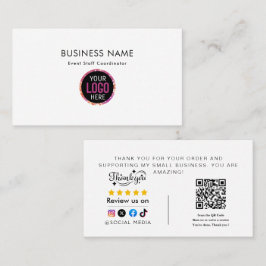  Thank You For Shopping  名刺