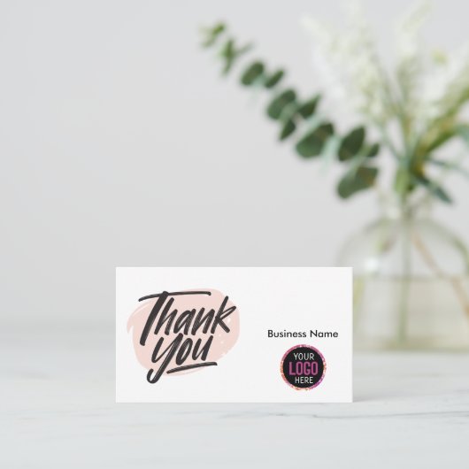  Thank You For Shopping  名刺 (スタンド正面)