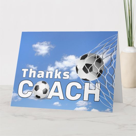 Thank You for Soccer Coach カード (正面)
