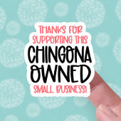 Thank You for Supporting Chingona Owned Business シール