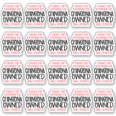 Thank You for Supporting Chingona Owned Business シール (正面)