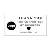 Thank You For Supporting My Business ラバースタンプ (インプリント)