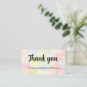 Thank You for Supporting My Business Card 名刺 (スタンド正面)