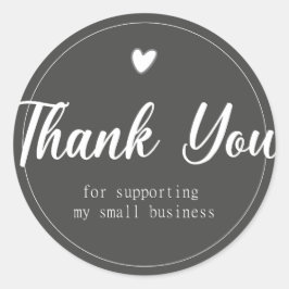 Thank You For Supporting My Small Business ラウンドシール