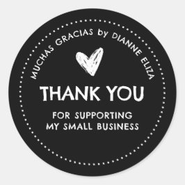 Thank You For Supporting My Small Business ラウンドシール