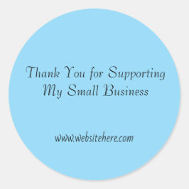 Thank You for Supporting My Small Business Sticker ラウンドシール